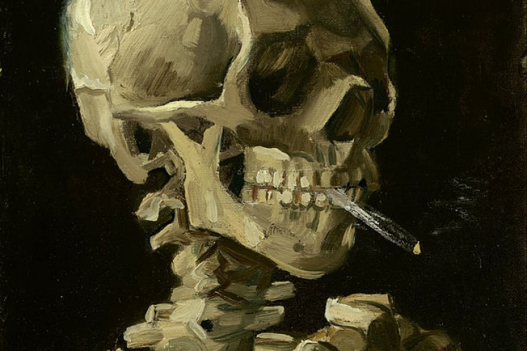 Vincent_van_Gogh_-_Head_of_a_skeleton_with_a_burning_cigarette_-_Google_Art_Project