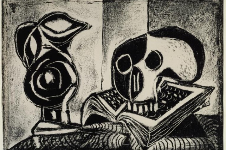 Black Jug and Skull 1946 Pablo Picasso 1881-1973 Bequeathed by Elly Kahnweiler 1991 to form part of the gift of Gustav and Elly Kahnweiler, accessioned 1994 http://www.tate.org.uk/art/work/P11365